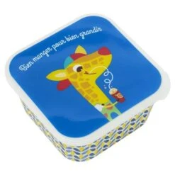 2 Boîtes à Goûter Pour Enfant - Girafe -Magasin De Produits Pour Bébés 2 boites a gouter pour enfant girafe f917