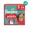 Pampers® 4x24 Couches-Culottes Baby Dry Taille 5, Pampers
