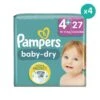 Pampers® 4x27 Couches Baby Dry Taille 4+, Pampers -Magasin De Produits Pour Bébés 4x27 couches baby dry taille 4 pampers fe74