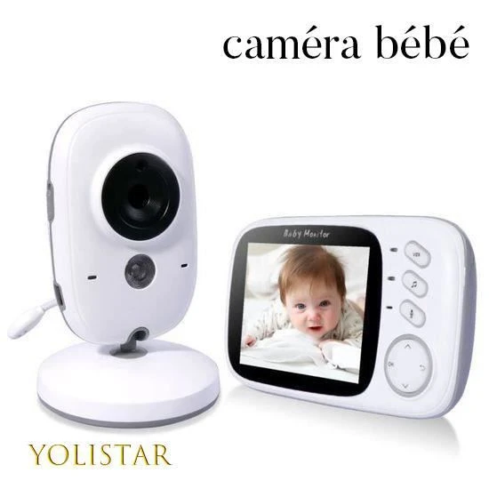 Baby Moniteur, Avec Capteur De Température Et VOX Pour Enfants Avec Moniteur Vision Nocturne à Infrarouge, Prise En Charge Interphon 3 Baby Moniteur, Avec Capteur De Température Et VOX Pour Enfants Avec Moniteur Vision Nocturne à Infrarouge, Prise En Charge Interphon