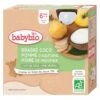 Babybio - Gourde Brassé Lait De Coco Pomme Poire - Bio - 4x85g - Dès 6 Mois -Magasin De Produits Pour Bébés babybio gourde brasse lait de coco pomme poire a87d