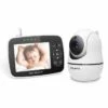 Babyphone PRUMYA 3.5 Pouces Moniteur Vidéo Bébé 2.4 GHz Caméra Zoom Rotation 360°affichage Température Berceuse Vision Nocturne -Magasin De Produits Pour Bébés babyphone prumya 3 5 pouces moniteur video bebe 2 0c9e