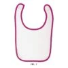 Bavoir Babib Blanc/Fuchsia - UNIQUE -Magasin De Produits Pour Bébés bavoir babib blanc fuchsia unique 02fa