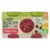Blédina Les Récoltes Bio, Petits Pots Pour Bébé Bio Dès 10 Mois, Pommes Cassis Petits Morceaux, 2x130g -Magasin De Produits Pour Bébés bledina les recoltes bio pommes cassis petits morc 45e7