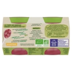 Blédina Les Récoltes Bio, Petits Pots Pour Bébé Bio Dès 10 Mois, Pommes Cassis Petits Morceaux, 2x130g -Magasin De Produits Pour Bébés bledina les recoltes bio pommes cassis petits morc 575b