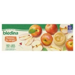 BLEDINA Petits Pots Bébé - Dès 4/6 Mois - Pommes Du Verger - 8 Pots De 130 G -Magasin De Produits Pour Bébés bledina petits pots bebe des 4 6 mois pommes d 5799