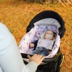 Bordure Pour Poussettes - Housse Pour Poussettes Nid De Bain Pour Bébé Accessoires Ensemble 3 Pièces Coton Rose -Magasin De Produits Pour Bébés bordure pour poussettes housse pour poussettes n 4ab5