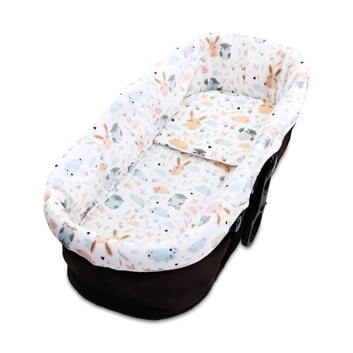 Bordure Pour Poussettes - Housse Pour Poussettes Nid De Bain Pour Bébé Accessoires Ensemble 3 Pièces Coton Hiboux 3 Bordure Pour Poussettes - Housse Pour Poussettes Nid De Bain Pour Bébé Accessoires Ensemble 3 Pièces Coton Hiboux