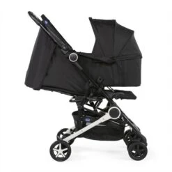 CHICCO Nacelle Souple Goody & Minimo - Dès La Naissance -Jusqu&apos;à 22kg -Dossier Réglable 3 Positions -Roues à Amortisseurs -Jet Black -Magasin De Produits Pour Bébés chicco nacelle souple goody minimo des la nais e56b