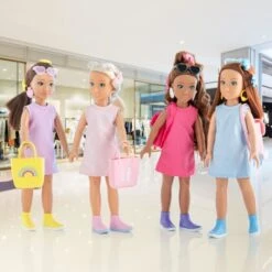 Coffret Luna Shopping COROLLE GIRLS - Poupée Mannequin - 6 Accessoires - 28 Cm - Dès 4 Ans -Magasin De Produits Pour Bébés coffret luna shopping corolle girls poupee manne 7f62