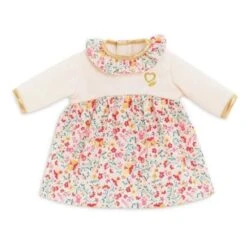 COROLLE - Robe D&apos;Hiver En Fleurs Pour Poupons 42 Cms