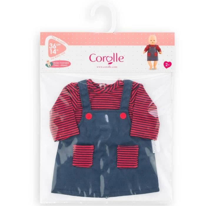 COROLLE - Robe Marinière - Pour Poupon 36 Cm - Dès 2 Ans 4 COROLLE - Robe Marinière - Pour Poupon 36 Cm - Dès 2 Ans – Image 2