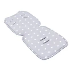 Coussin De Siège Coussin De Poussette 75 X 35 Cm - Reducteur Siege Auto De Poussette De Siège Minky Gris Foncé Etoiles -Magasin De Produits Pour Bébés coussin de siege coussin de poussette 75 x 35 cm 156e