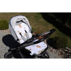 Coussin De Siège Coussin De Poussette 75 X 35 Cm - Enfant Universel Respirant Avec Protection De Ceinture Minky Jaune -Magasin De Produits Pour Bébés coussin de siege coussin de poussette 75 x 35 cm 212d