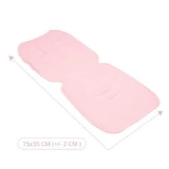 Coussin De Siège Coussin De Poussette 75 X 35 Cm - Enfant Universel Respirant Avec Protection De Ceinture Gaufre Rose -Magasin De Produits Pour Bébés coussin de siege coussin de poussette 75 x 35 cm f315