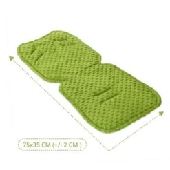 Coussin De Siège De Poussette 75 X 35 Cm - Coussin Pour Réducteur Siège Auto Pour De Enfant - Minky Dinosaure Vert -Magasin De Produits Pour Bébés coussin de siege de poussette 75 x 35 cm coussin 8c59