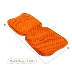 Coussin De Siège De Poussette 75 X 35 Cm - Coussin Pour Réducteur Siège Auto Pour De Enfant -Minky Ballons Citrouilles -Magasin De Produits Pour Bébés coussin de siege de poussette 75 x 35 cm coussin 907e
