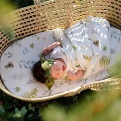 Drap Housse Couffin En Bambou - Corail -Magasin De Produits Pour Bébés drap housse couffin en bambou corail 3d78