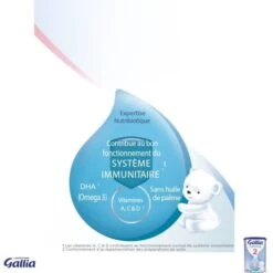 GALLIA Calisma 2 Lait En Poudre Pour Bébé - 3 X 830 G - De 6 Mois à 1 An -Magasin De Produits Pour Bébés gallia calisma 2 lait en poudre pour bebe 3 x 83 51e6