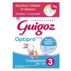 Guigoz Croissance Lait 3ème Âge Lot De 2 X 600g