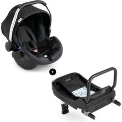 HAUCK Set Siège Auto Groupe0+ Comfort Fix Avec Embase Isofix - Black