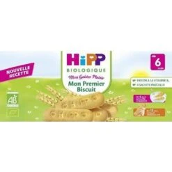 Hipp Biologique Mon Premier Biscuit Dès 6 Mois - 6 Paquets De 180 G - FR9918-A
