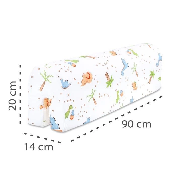 Housse De Protection Pour Tour De Lit Bébé 90 Cm - Protection Des Bords De Lit - Housse De Rechange - Dinosaure Coton 5 Housse De Protection Pour Tour De Lit Bébé 90 Cm - Protection Des Bords De Lit - Housse De Rechange - Dinosaure Coton – Image 3
