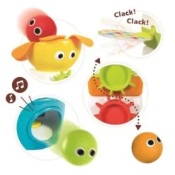 Jouet D&apos;Éveil Bébé - Yookidoo - Tumble Ball Stacker -Magasin De Produits Pour Bébés jouet d eveil bebe yookidoo tumble ball stacke f4c4