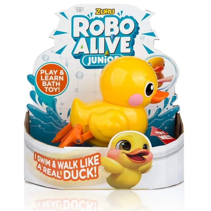 Zuru Jouet De Bain à Piles Little Duck Junior Robo Alive 3 Zuru Jouet De Bain à Piles Little Duck Junior Robo Alive