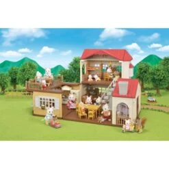 La Grande Maison éclairée - SYLVANIAN FAMILIES -Magasin De Produits Pour Bébés la grande maison eclairee sylvanian families 4416
