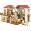 La Grande Maison éclairée - SYLVANIAN FAMILIES -Magasin De Produits Pour Bébés la grande maison eclairee sylvanian families c208