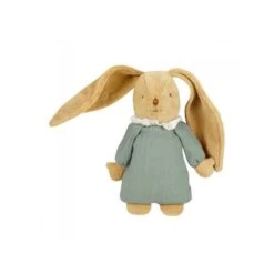 Trousselier Lapin Nid D&apos;Ange Doudou Musical - Lin Celadon 25Cm