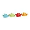 Lot De 4 Petits Bateaux Pour Le Bain - Vulli -Magasin De Produits Pour Bébés lot de 4 petits bateaux pour le bain vulli 46d0