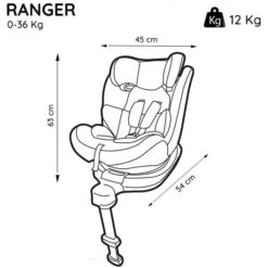 NANIA Siège Auto Isofix Ranger Groupe 0/1/2/3 (0-36kg) Pivotant 360° -Magasin De Produits Pour Bébés nania siege auto isofix ranger groupe 0 1 2 3 0 3 b266