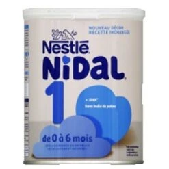 Nidal Lait En Poudre 1er Âge 0-6m 800g