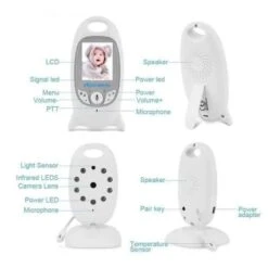 PIMPIMSKY Babyphone Baby Monitor + Surveillance De La Température + Vision Nocturne + Écran LCD Couleur 2 Pouces # A6 9 PIMPIMSKY Babyphone Baby Monitor + Surveillance De La Température + Vision Nocturne + Écran LCD Couleur 2 Pouces # A6 -Magasin De Produits Pour Bébés pimpimsky babyphone baby monitor surveillance de 5196