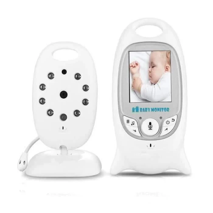 PIMPIMSKY Babyphone Baby Monitor + Surveillance De La Température + Vision Nocturne + Écran LCD Couleur 2 Pouces # A6 4 PIMPIMSKY Babyphone Baby Monitor + Surveillance De La Température + Vision Nocturne + Écran LCD Couleur 2 Pouces # A6 – Image 2