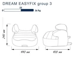 Rehausseur Easyfix Enfant DREAM Groupe 3 Pour Les Enfants De 22 à 36kg, Homologué Selon La Norme ECE R44/04, Fabriqué Et Testé En Fr 9 Rehausseur Easyfix Enfant DREAM Groupe 3 Pour Les Enfants De 22 à 36kg, Homologué Selon La Norme ECE R44/04, Fabriqué Et Testé En Fr -Magasin De Produits Pour Bébés rehausseur easyfix enfant dream groupe 3 pour les 82d9