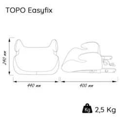 Siège Auto Rehausseur Bas TOPO EASYFIX Groupe 3 (22-36kg) Avec Porte Gobelet - Fabriqué En France - Nania London -Magasin De Produits Pour Bébés rehausseur easyfix topo groupe 3 pour les enfants fcdd