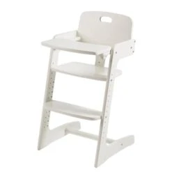 ROBA Chaise Haute évolutive "Kid Up" En Bois Massif - Blanc -Magasin De Produits Pour Bébés roba chaise haute evolutive kid up en bois mass 113f