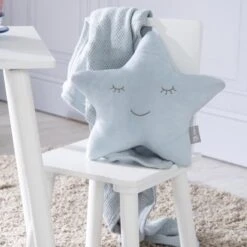 ROBA Coussin Étoilé En Peluche "roba Style" Pour Enfant - Bleu Clair -Magasin De Produits Pour Bébés roba coussin etoile en peluche roba style pour e 238b