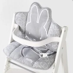 ROBA Coussin "miffy®" Pour Chaise Haute à Escalier - En Deux Parties - Gris -Magasin De Produits Pour Bébés roba coussin miffy r pour chaise haute a escali 7950