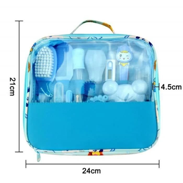 SET DE SOIN 13PCS Trousse De Soin Et Santé Pour Bébé Essentiel De Toilette - Bleu 6 SET DE SOIN 13PCS Trousse De Soin Et Santé Pour Bébé Essentiel De Toilette - Bleu – Image 4