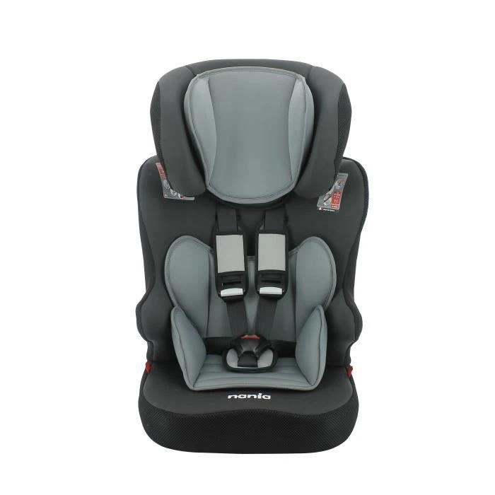 Siège Auto Rehausseur Avec Harnais RACER Groupe 1/2/3 (9-36kg) Avec Protection Latérale - Fabrication Française - Nania Access Gris 4 Siège Auto Rehausseur Avec Harnais RACER Groupe 1/2/3 (9-36kg) Avec Protection Latérale - Fabrication Française - Nania Access Gris – Image 2