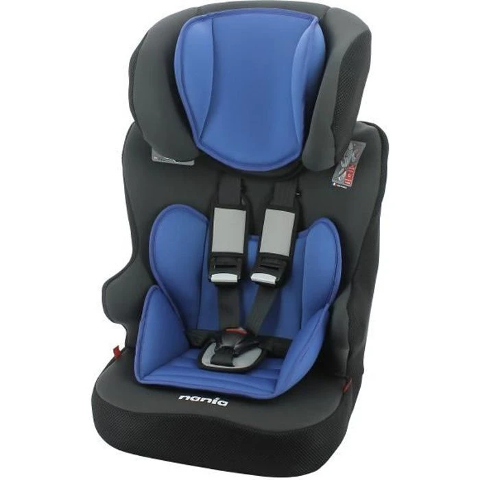 Siège Auto Rehausseur Avec Harnais RACER Groupe 1/2/3 (9-36kg) Avec Protection Latérale - Fabrication Française - Nania Access Bleu 3 Siège Auto Rehausseur Avec Harnais RACER Groupe 1/2/3 (9-36kg) Avec Protection Latérale - Fabrication Française - Nania Access Bleu