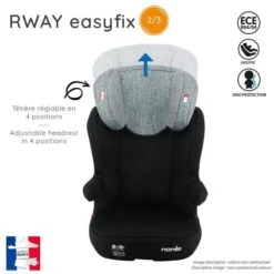 Disney Siège Auto Rehausseur Enfant RWAY Easyfix Groupe 2-3 (15-36kg), évolutif Avec Protection Latérale - Mickey -Magasin De Produits Pour Bébés siege auto rehausseur enfant rway easyfix groupe 2 7d4e