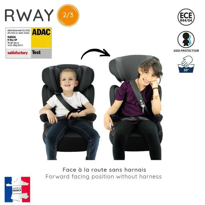 Disney Siège Auto Rehausseur Enfant RWAY Groupe 2-3 (15-36kg), évolutif Avec Protection Latérale - Cars 6 Disney Siège Auto Rehausseur Enfant RWAY Groupe 2-3 (15-36kg), évolutif Avec Protection Latérale - Cars – Image 4