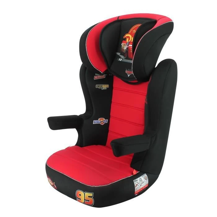 Disney Siège Auto Rehausseur Enfant RWAY Groupe 2-3 (15-36kg), évolutif Avec Protection Latérale - Cars 5 Disney Siège Auto Rehausseur Enfant RWAY Groupe 2-3 (15-36kg), évolutif Avec Protection Latérale - Cars – Image 3
