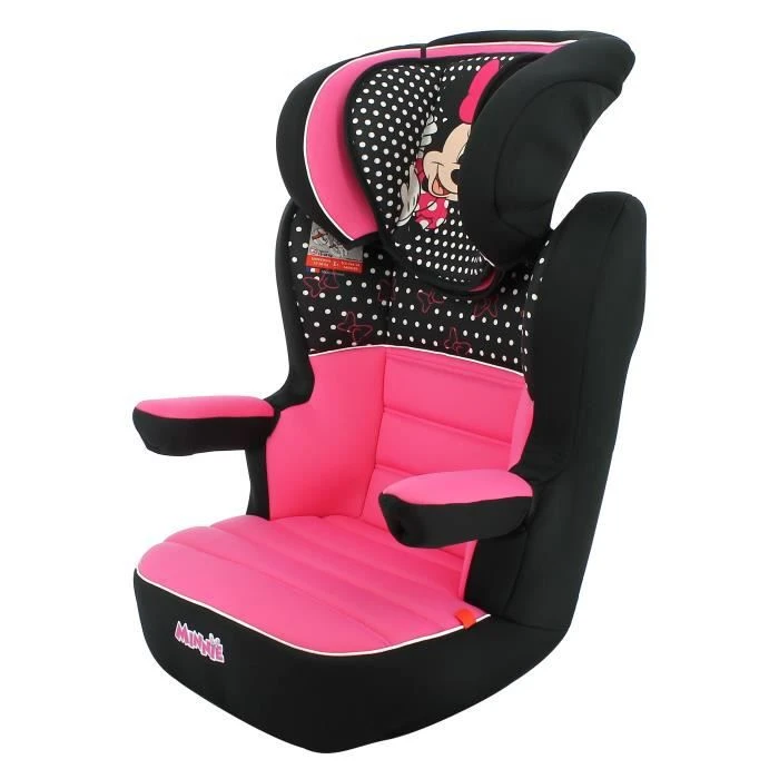 Siège Auto Rehausseur RWAY Groupe 2/3 (15-36kg) - Protection Latérale - Fabriqué En France - Disney Minnie 5 Siège Auto Rehausseur RWAY Groupe 2/3 (15-36kg) - Protection Latérale - Fabriqué En France - Disney Minnie – Image 3
