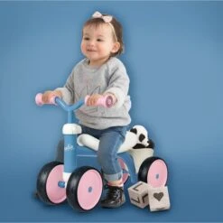 Porteur Métal Rookie - Rose - SMOBY -Magasin De Produits Pour Bébés smoby porteur metal rookie rose 1b9b